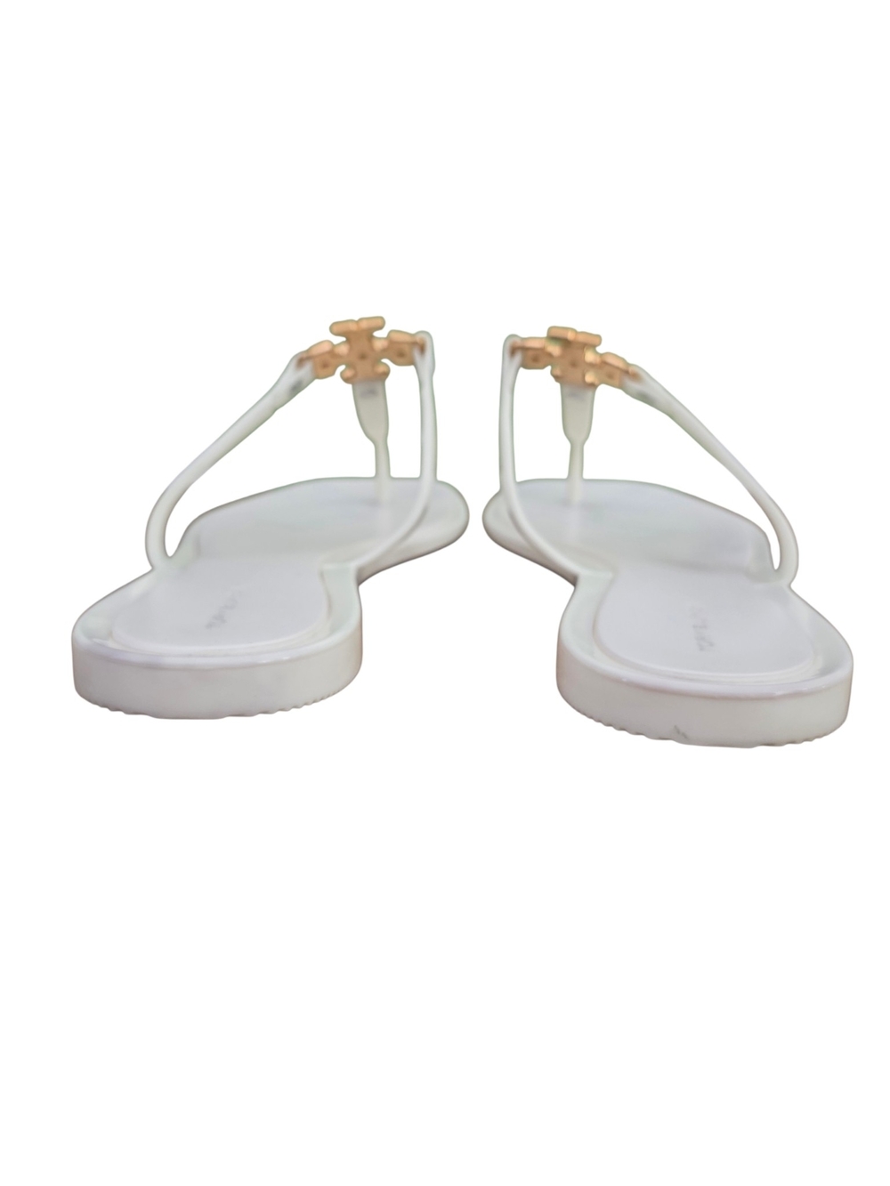 Tory Burch Roxanne Jelly Thong Sandals White 8 - Picture 5 of 7